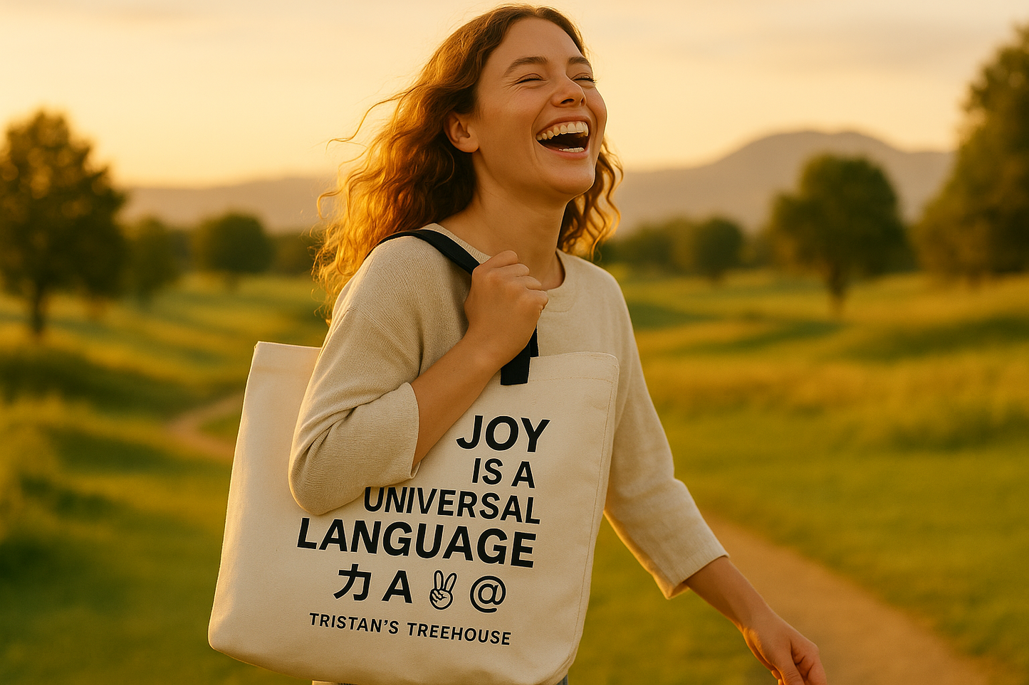 Joy is a Universal Language – Tote Bag