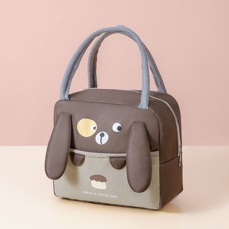 Portable Insulated Thermal Picnic Food Lunch Bag Box Cartoon Tote Food Fresh Cooler Bags Pouch