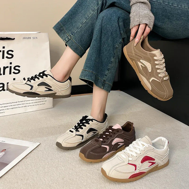Sports and casual shoes versatile for students white shoes
