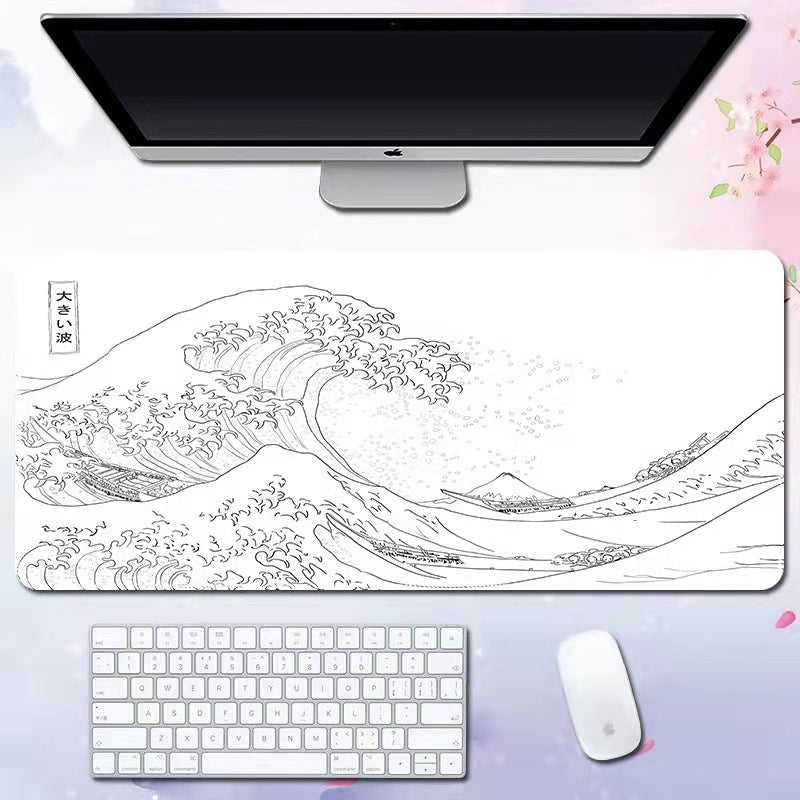 Wave mouse pad advertising game keyboard pad desk pad