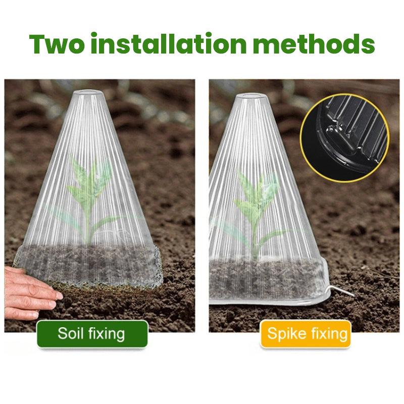 30 Reusable Square Planting Tents. Protect plants from birds, frost & snails.