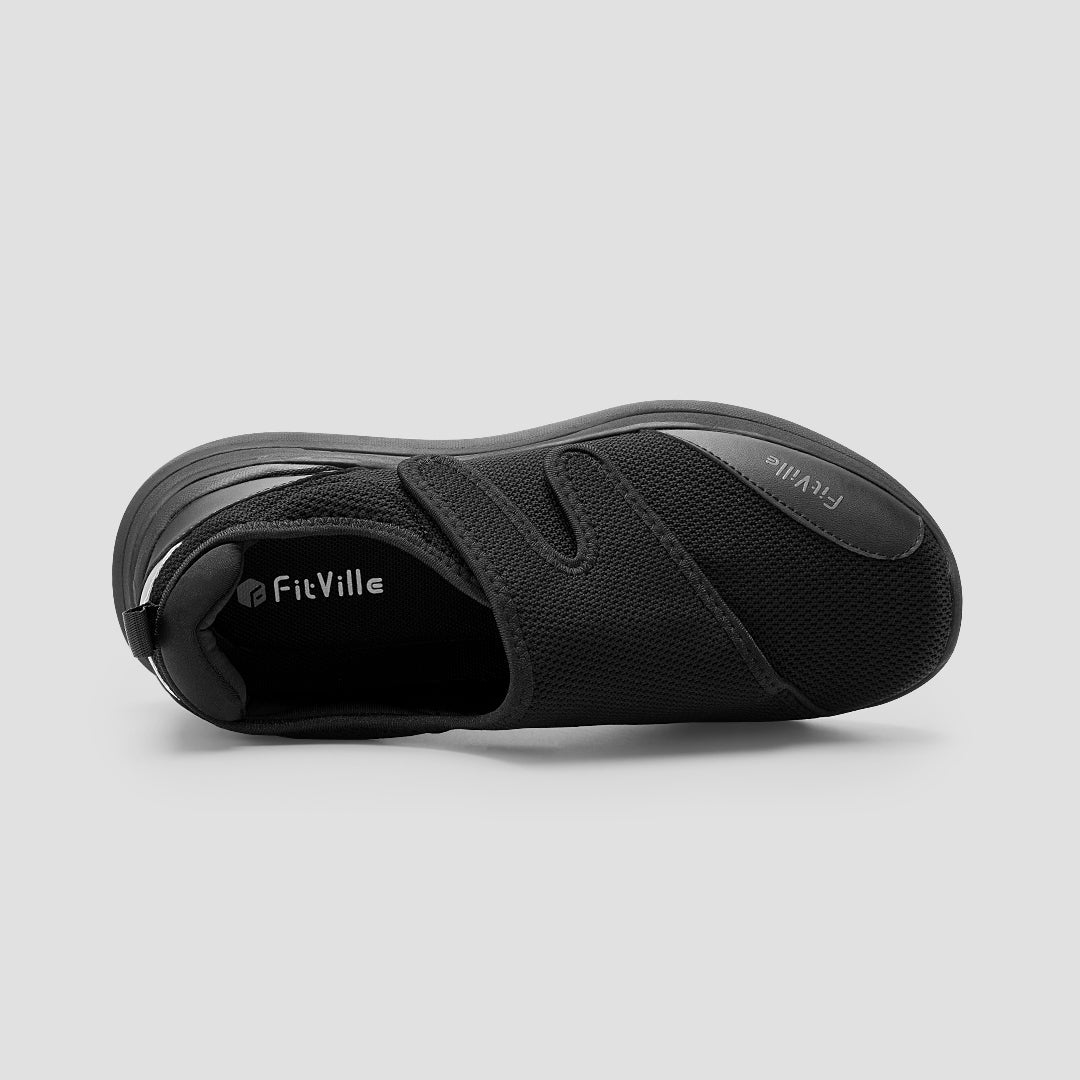 FitVille Women's EasyTop Diabetic Shoes V1