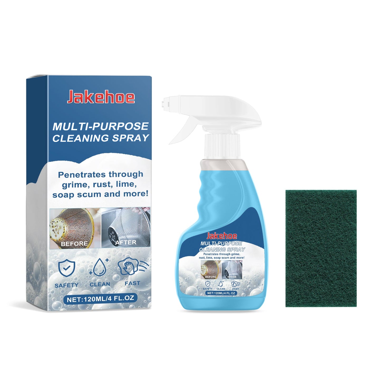 Multi-Functional Foam Cleaner, Household Heavy Oil Cleaning Foam Decontaminate A Variety Of Surfaces To Remove Odor