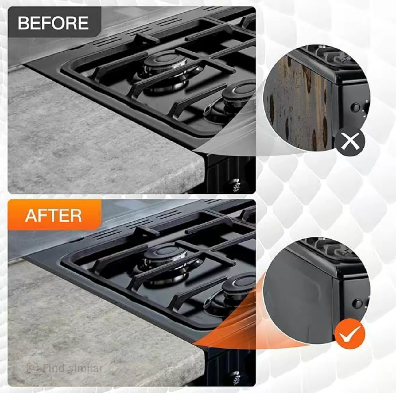 EdgeFill Stove Guards