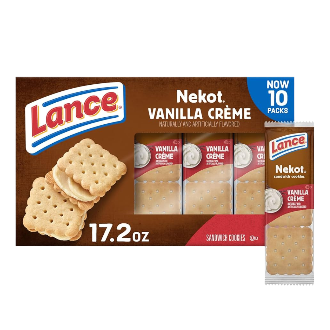 Lance Nekot Vanilla Creme Sandwich Cookies (1.7oz)