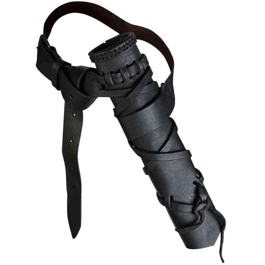 Samurai Hand Knitted PU Leather Waist Sword Cover
