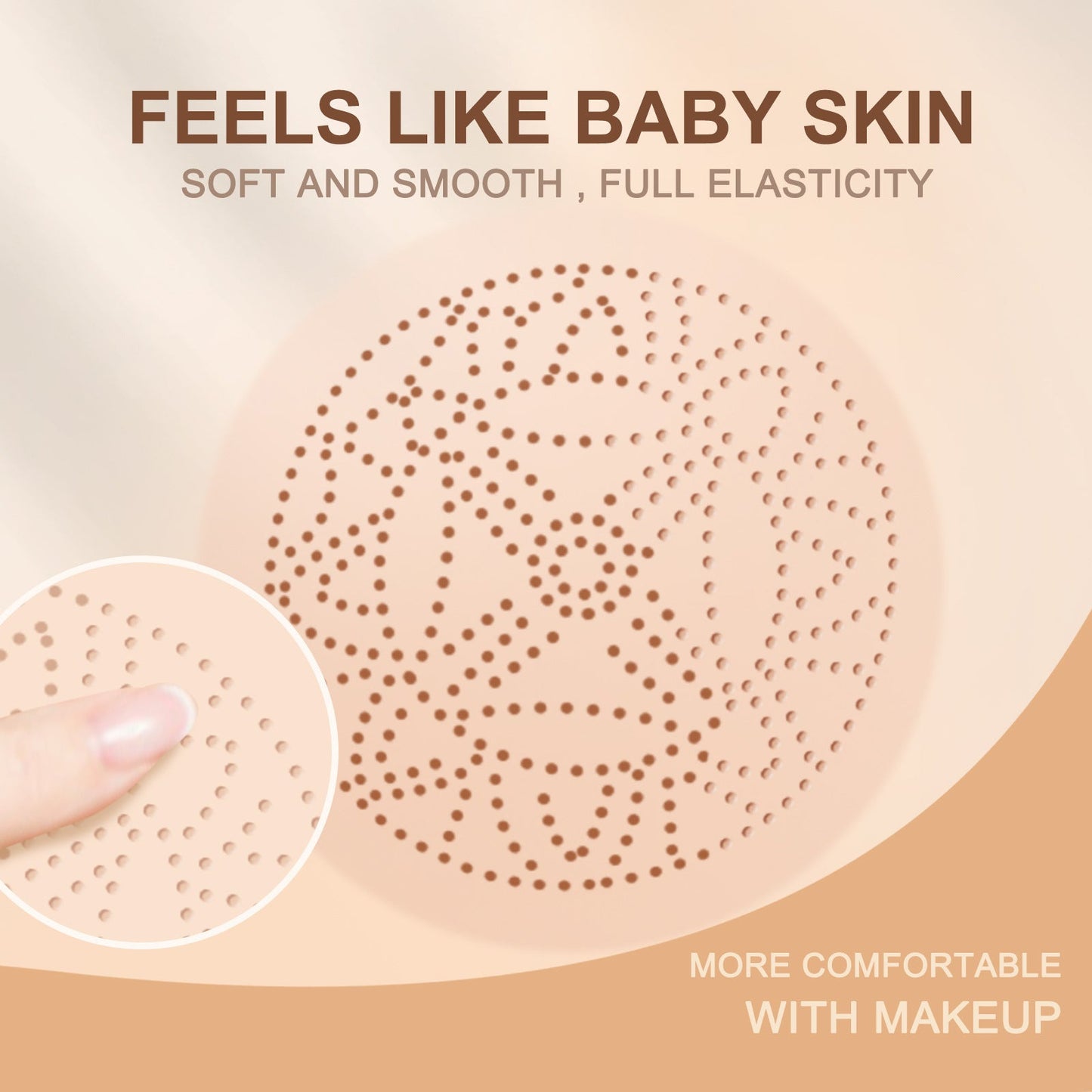 Mushroom Head Air Cushion, Moisturizing Concealer Natural Contortion Isolation Long Lasting Makeup Cream