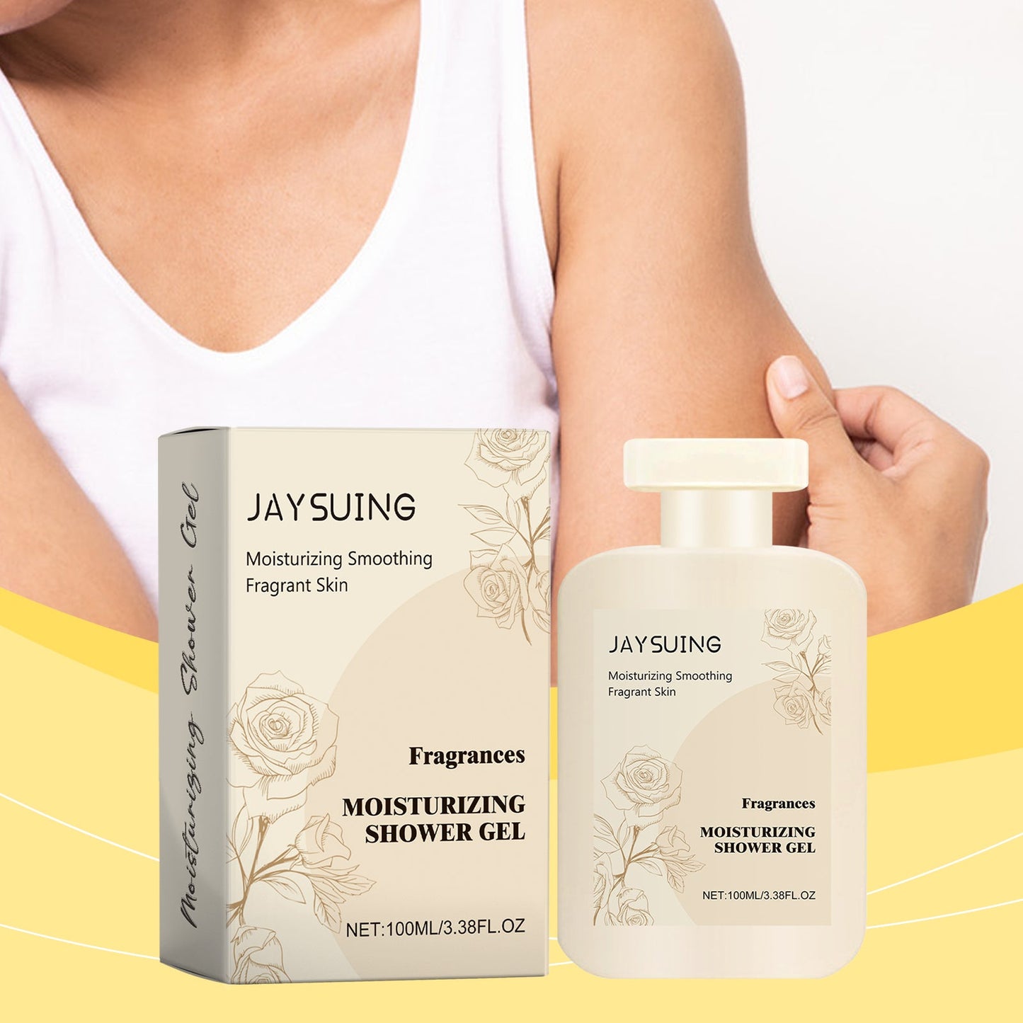 Perfumed Shower Gel Moisturizes And Moisturizes Skin, Cleans And Brightens Skin, Body And Fragrance Shower
