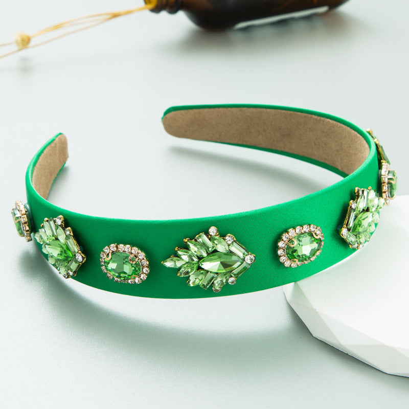 New Ins Fashionable Retro Baroque Headband South Korean High Sense Hair Accessories Face Wash Headwear