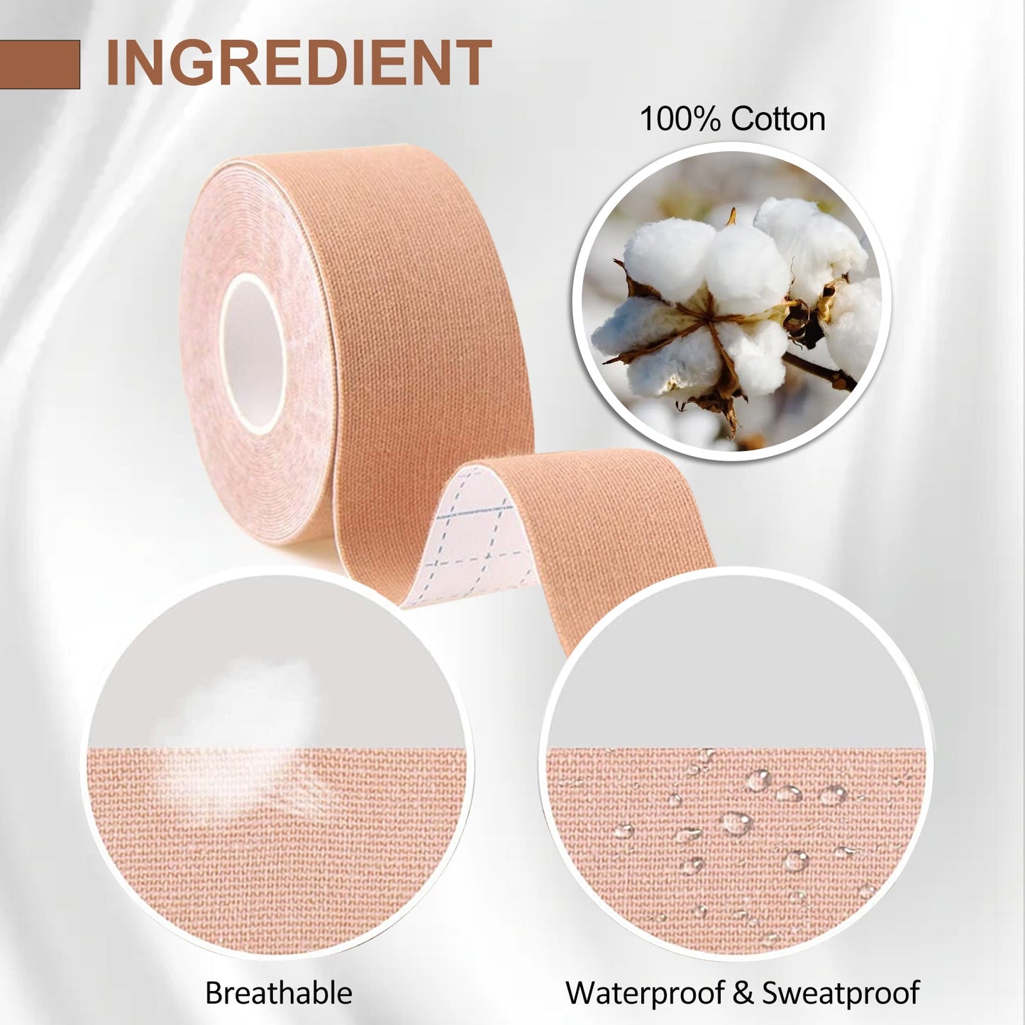 Myofascial Face Tightening Band, Face Anti-Sagging Lift Chin V-Shaped Face Breathable Face Lifting Tape