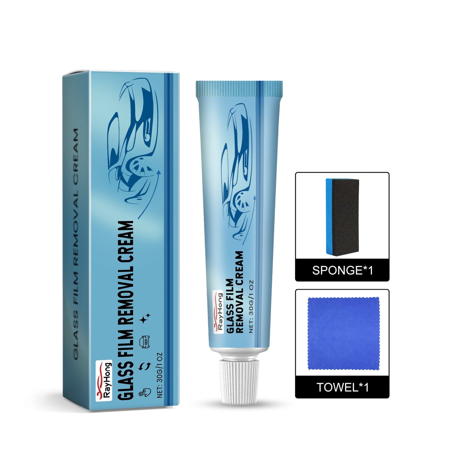 Automotive Glass Oil Film Cleaner, Automotive Glass Anti-Rain And Anti-Fog Window Coating Cleaner