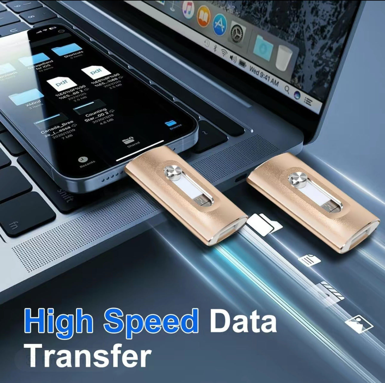 TriSync Flash Drive