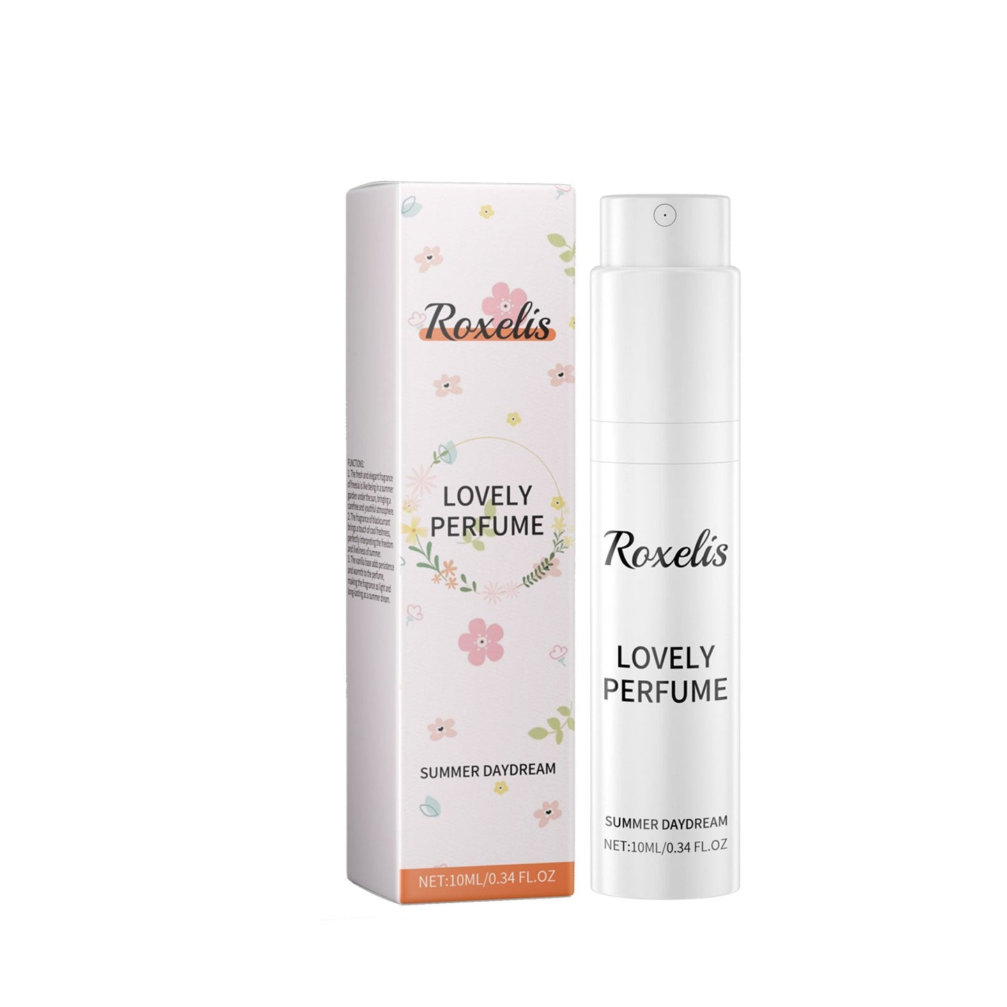 Freesia Spin Perfume Spray, Women Exude Long-Lasting Charm Fresh Elegant Light Fragrance Portable Sample Perfume