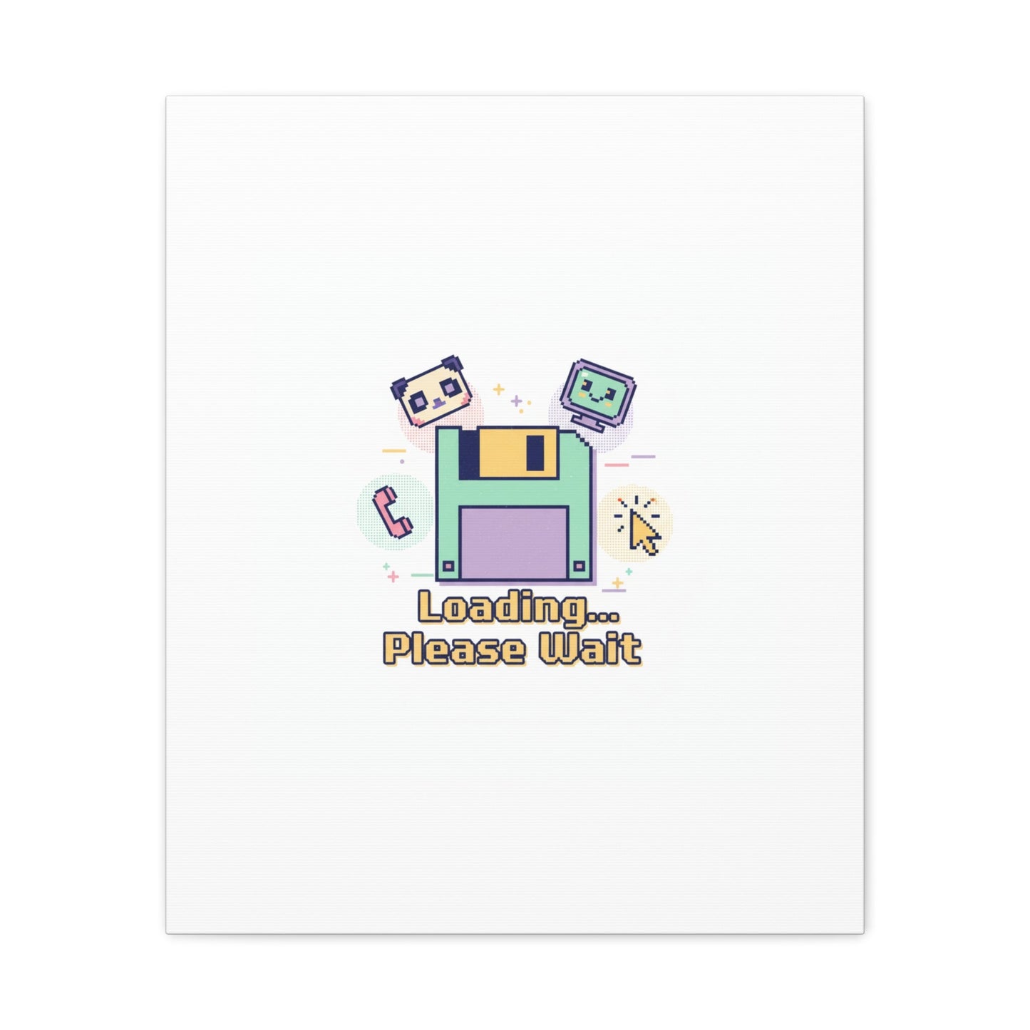 Loading Please Wait Canvas | Old Internet Aesthetic, 90s Web Nostalgia