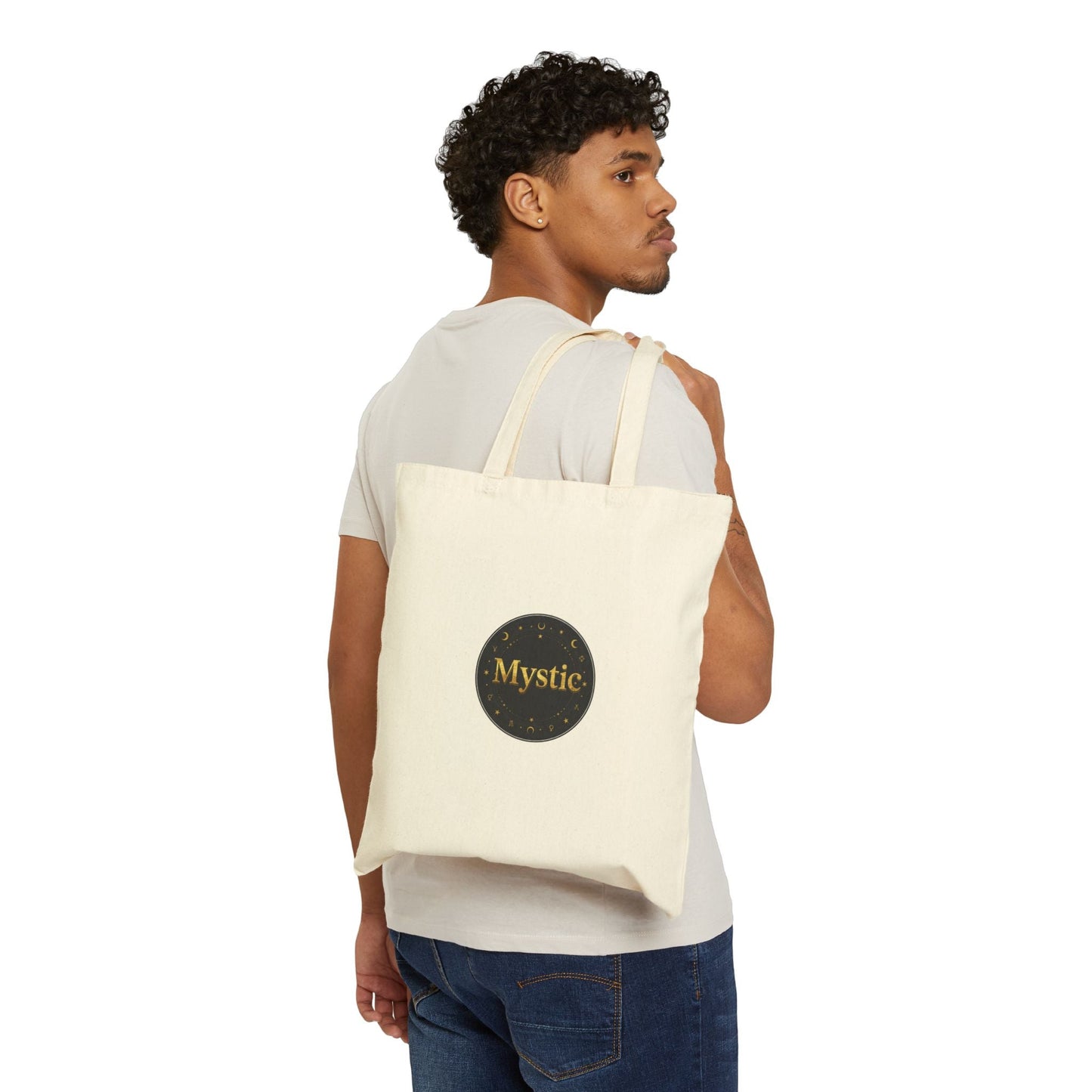 Mystic Circle Tote | occult type, witchy typography