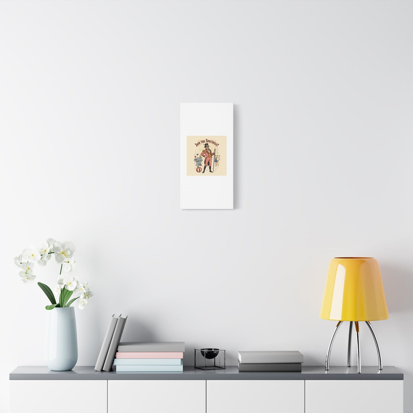 Join the Spectacle Circus Art Print | Matte Canvas, Stretched, Vintage Carnival Design