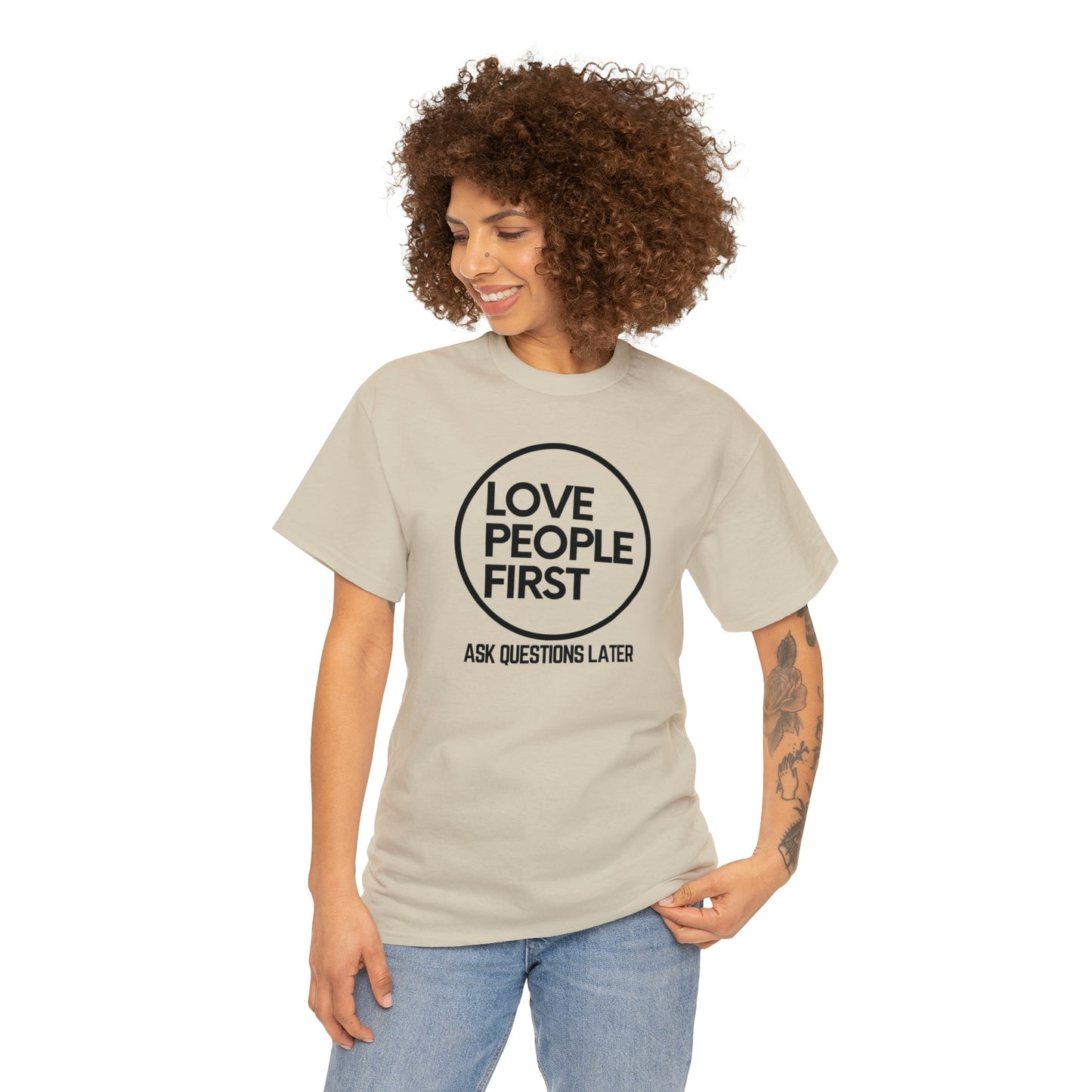 Love People First Tee
