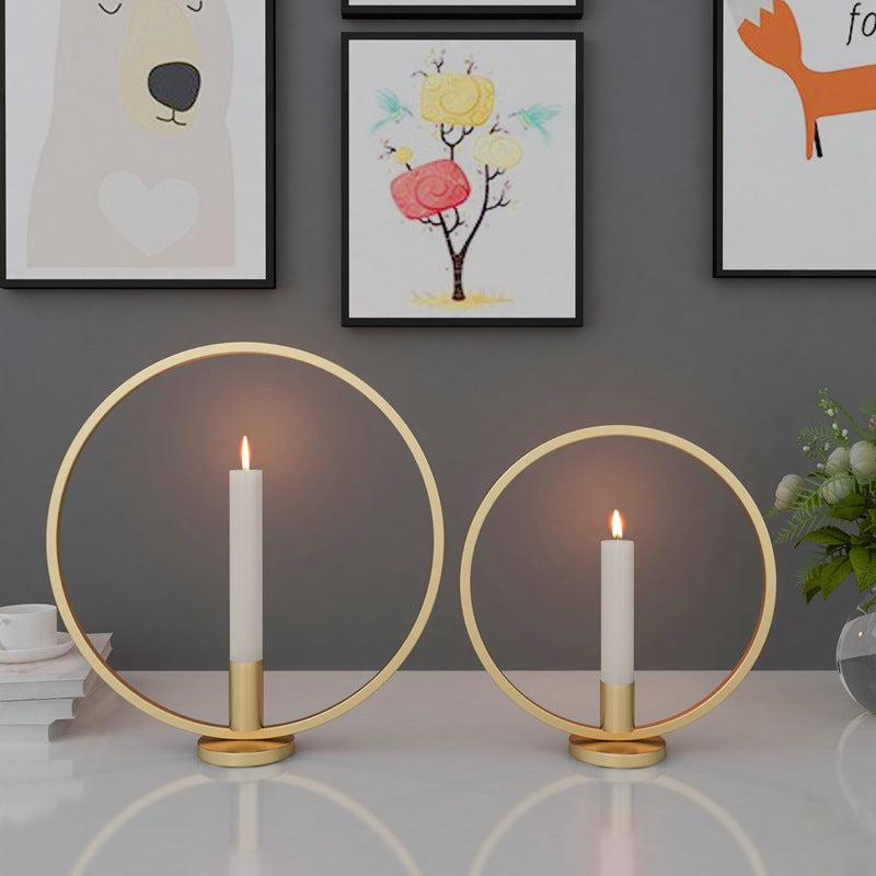 Round simple round square table