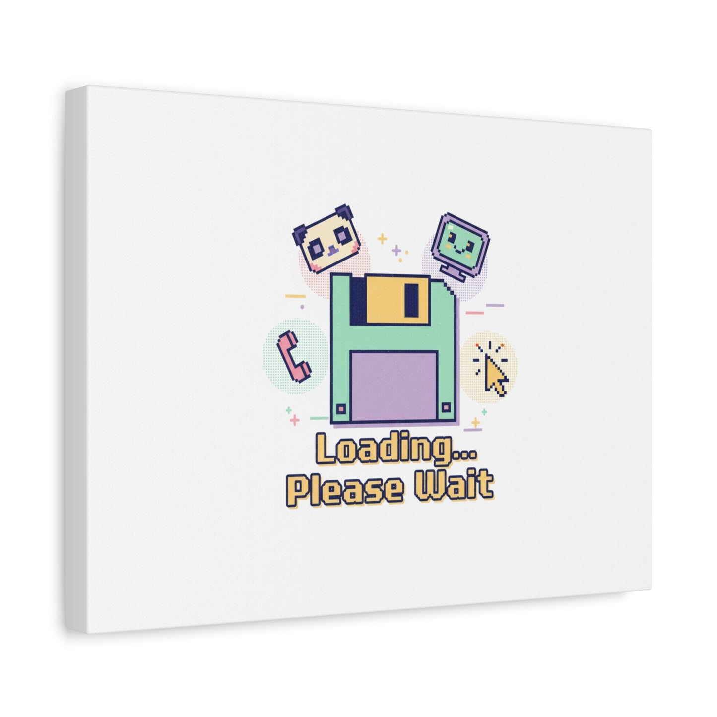 Loading Please Wait Canvas | Old Internet Aesthetic, 90s Web Nostalgia