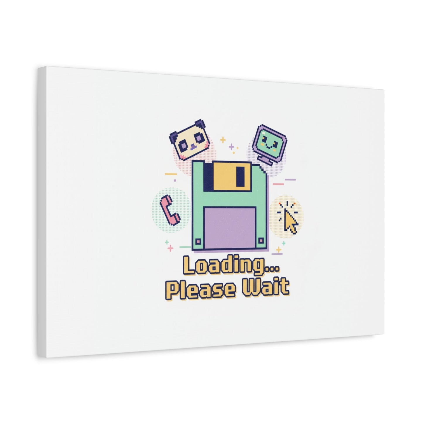 Loading Please Wait Canvas | Old Internet Aesthetic, 90s Web Nostalgia