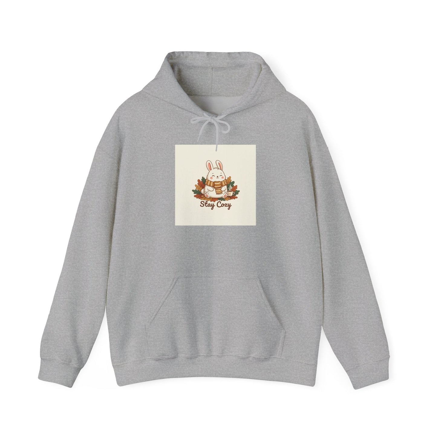 Cozy Bunny Winter Forest hoodie | cute animal illustration, cozy critter art