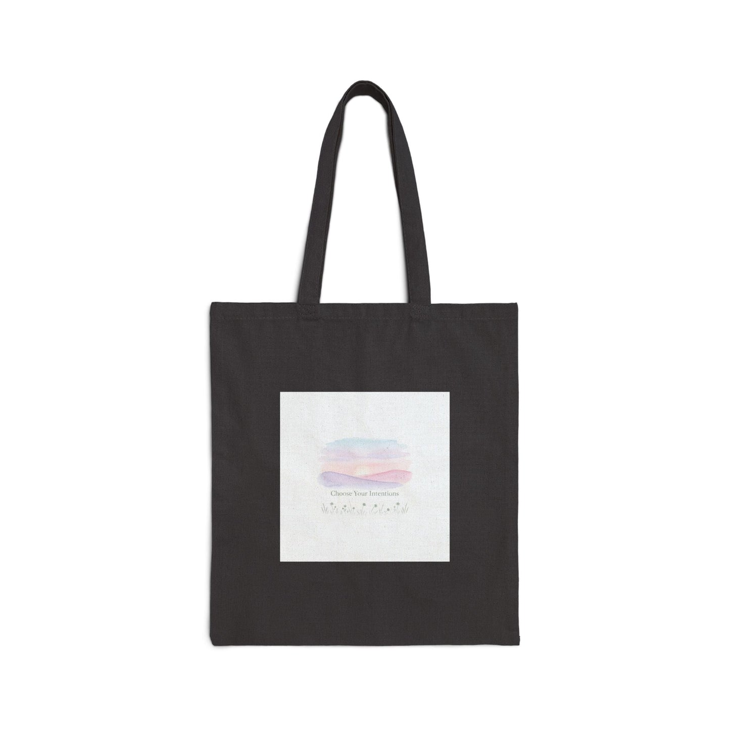 gentle intentions tote | pastel gradient mindfulness, soft wellness accessory