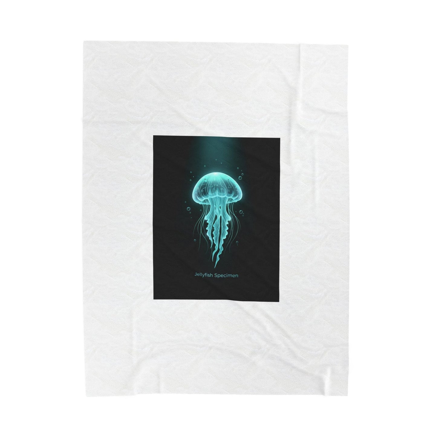 Bioluminescent Jellyfish Blanket | Neon Deep Sea Aesthetic