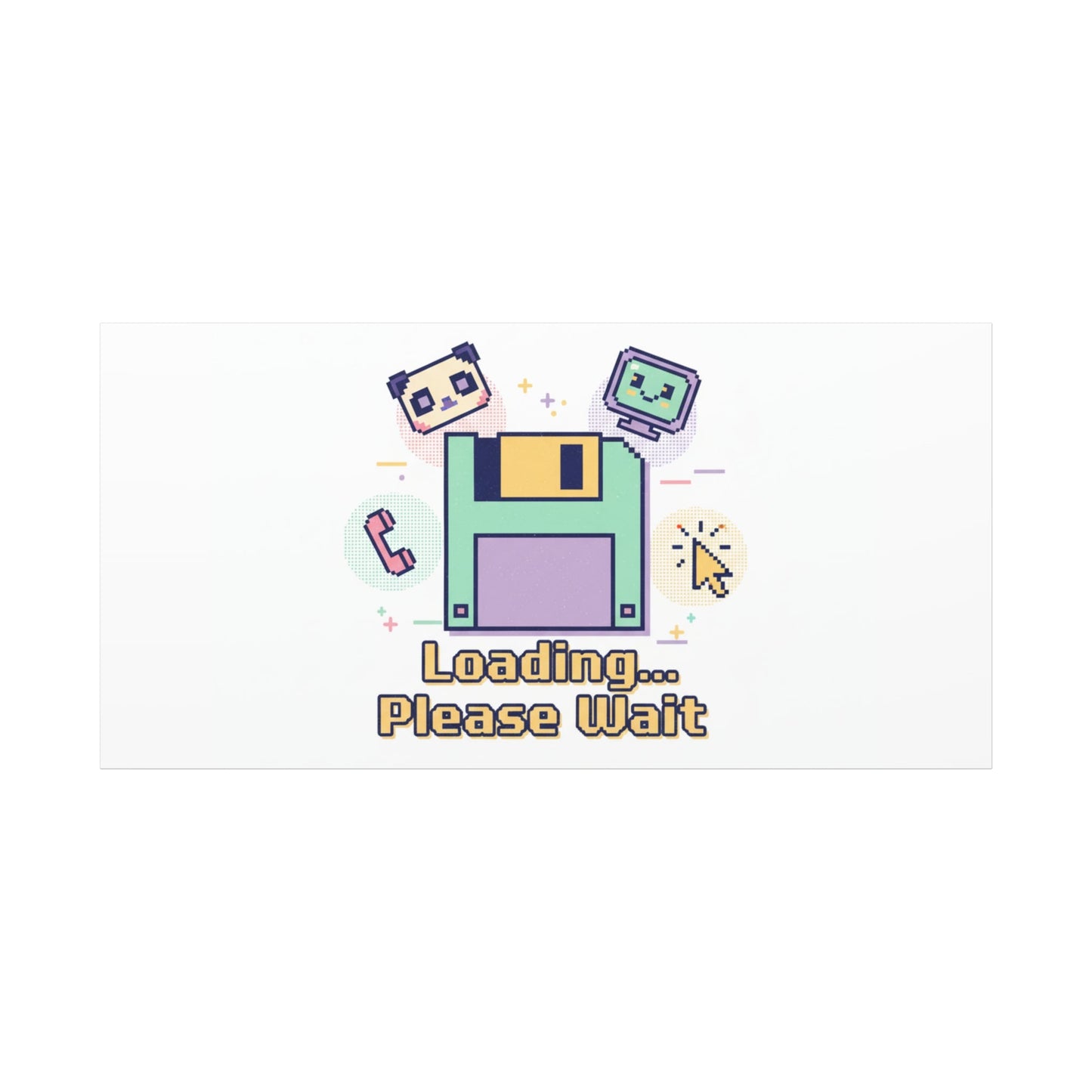 Loading Please Wait Canvas | Old Internet Aesthetic, 90s Web Nostalgia