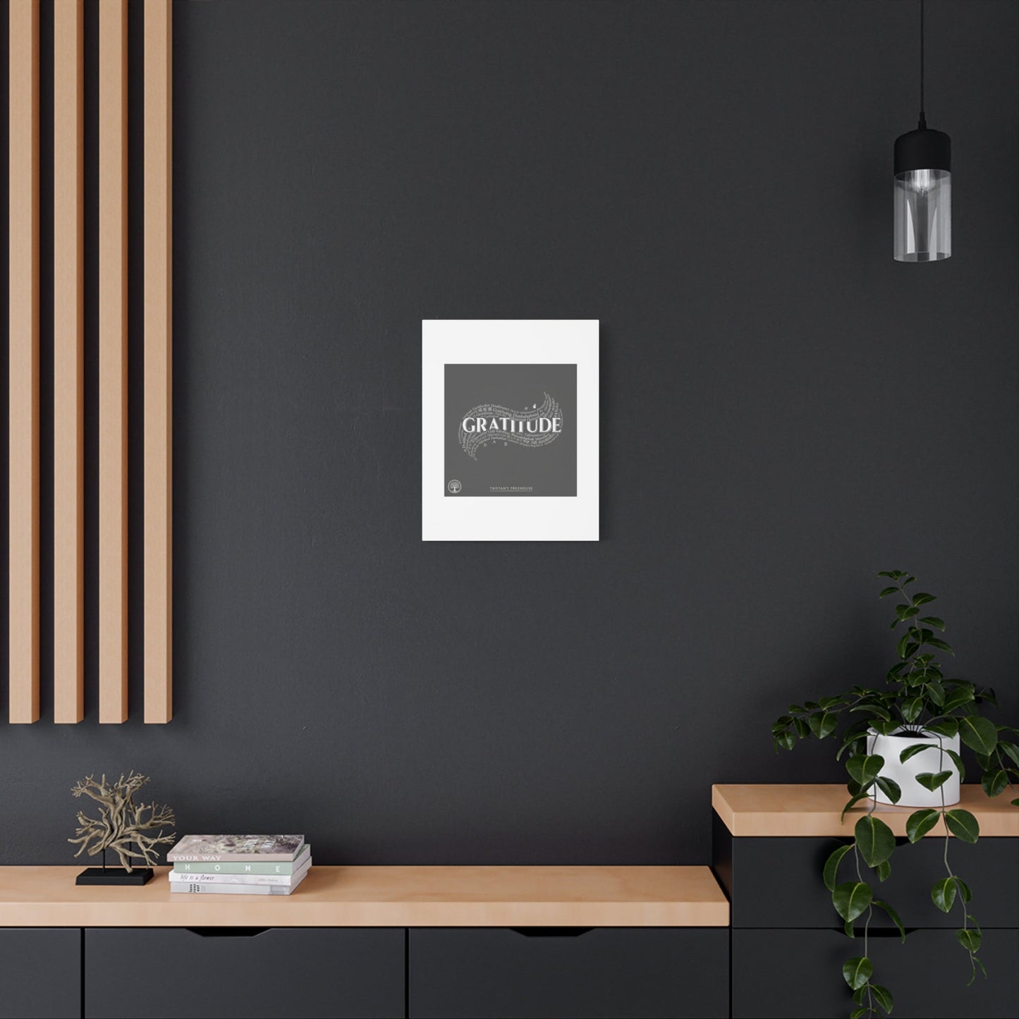 Gratitude Wall Art Matte Canvas | Tiny Treats, sweet uplifting print