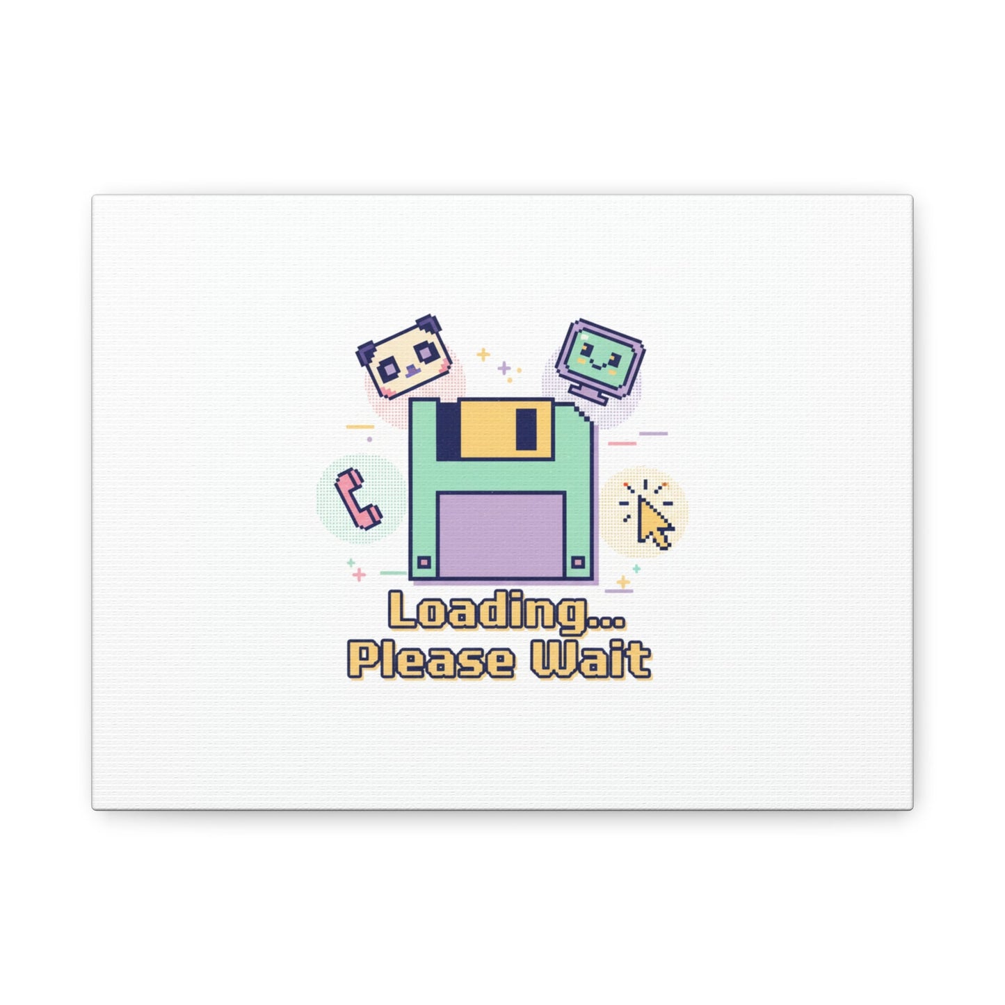 Loading Please Wait Canvas | Old Internet Aesthetic, 90s Web Nostalgia