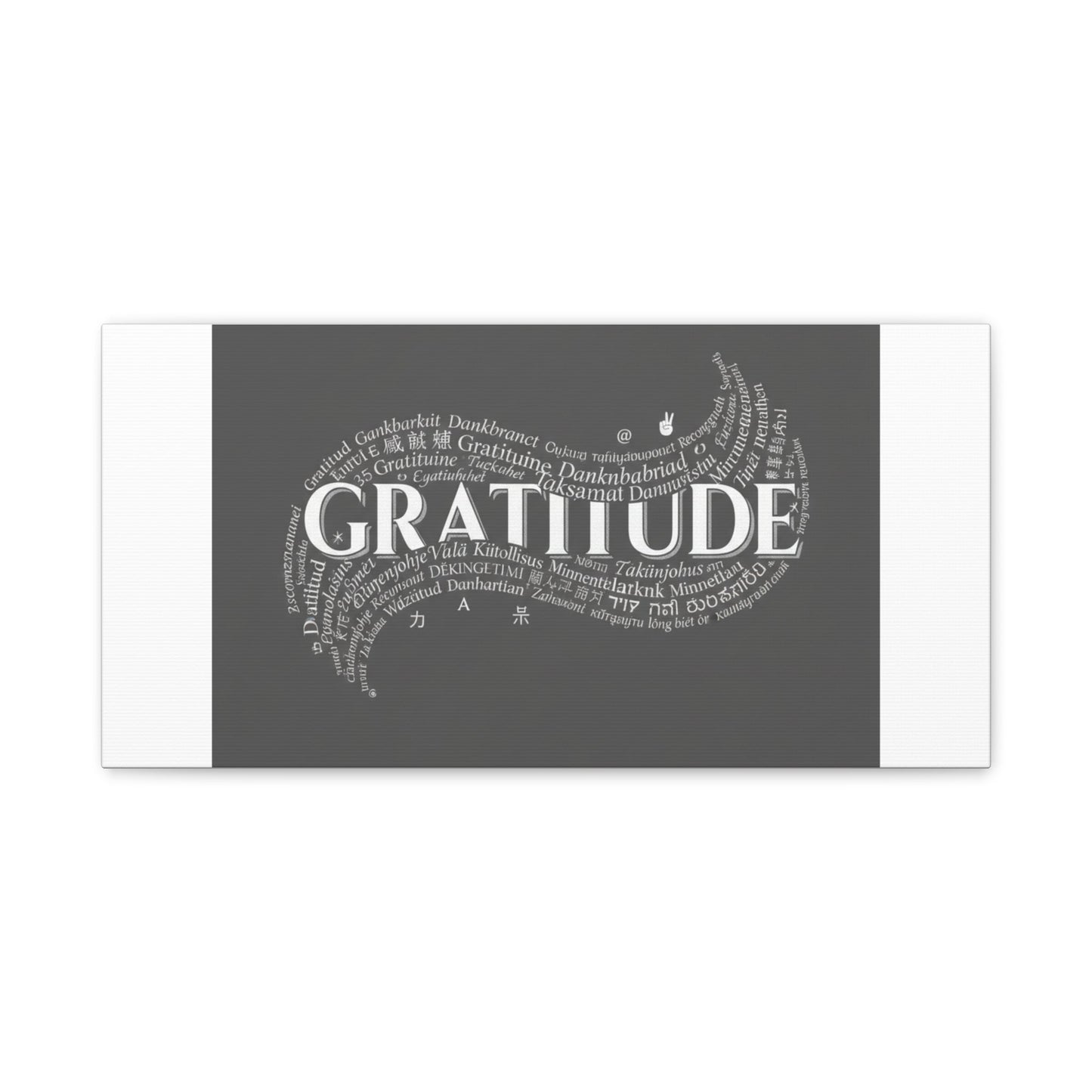 Gratitude Wall Art Matte Canvas | Tiny Treats, sweet uplifting print