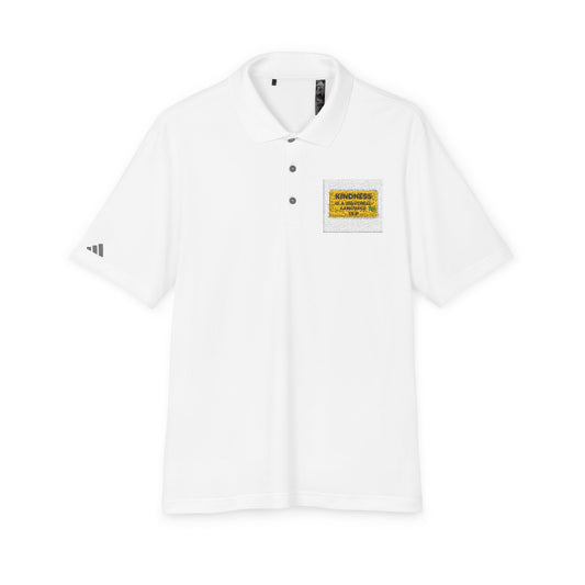 Kindness Is a Universal Language Golf Polo — Motivational Golf Shirt