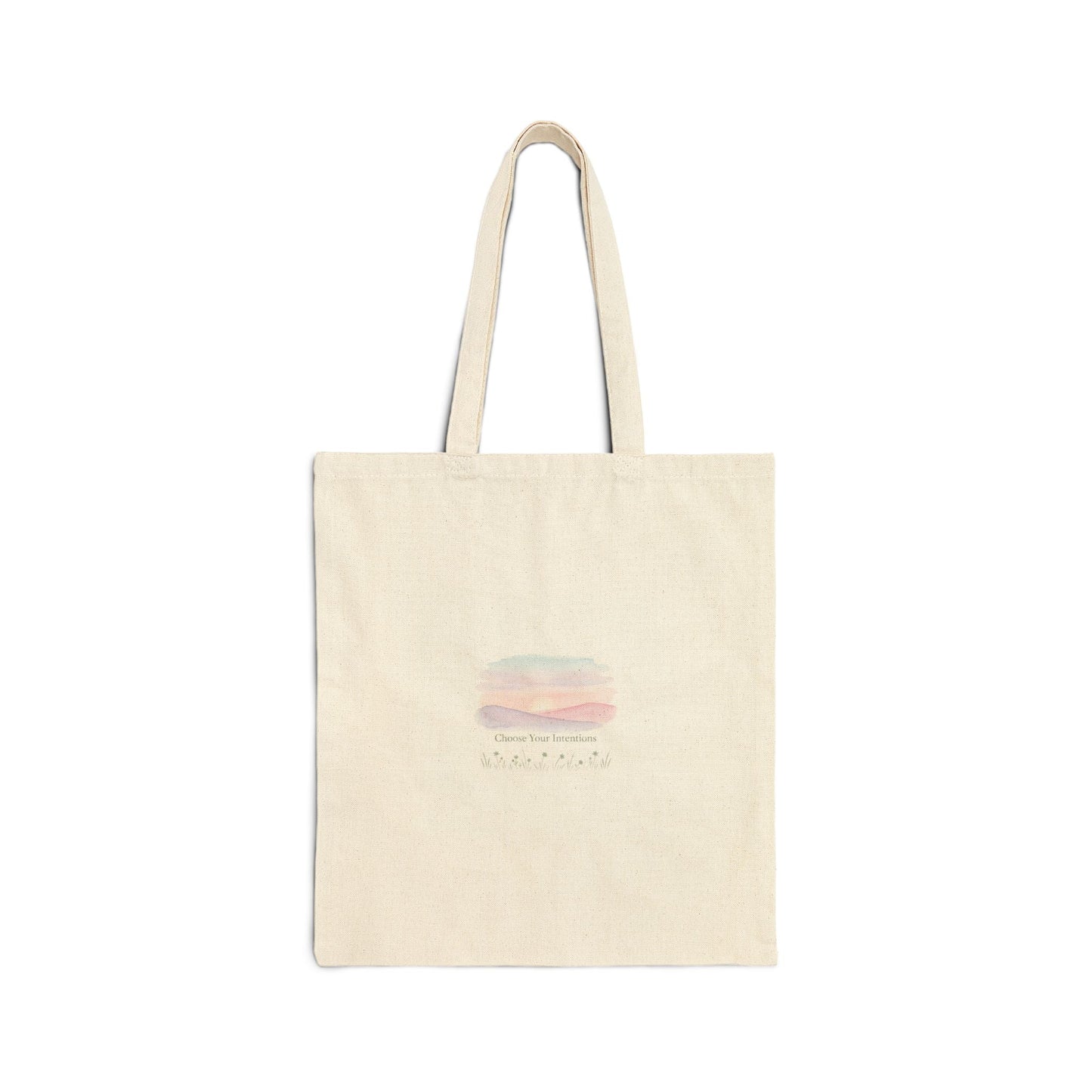 gentle intentions tote | pastel gradient mindfulness, soft wellness accessory