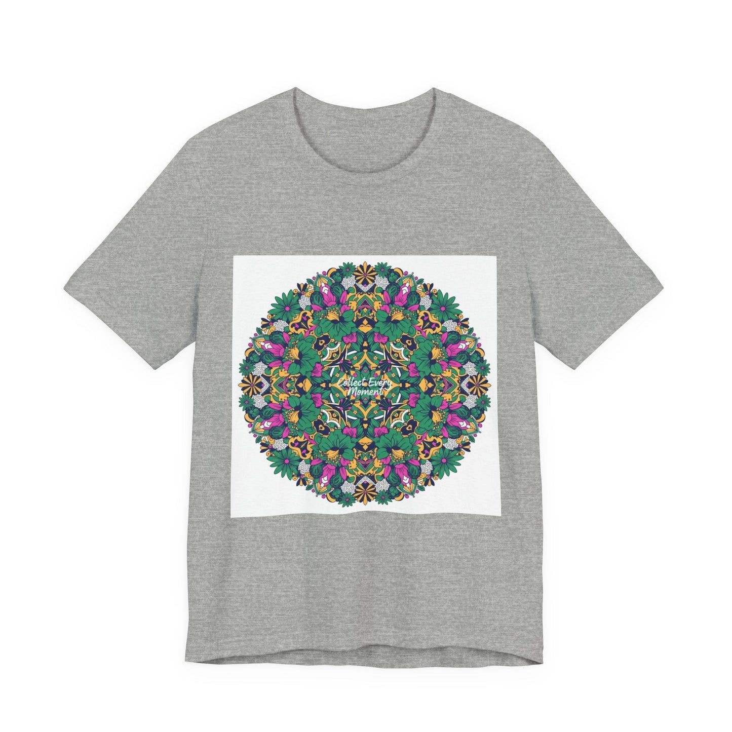 Psychedelic Botanical Mandala Tee | Festival Graphic T-Shirt