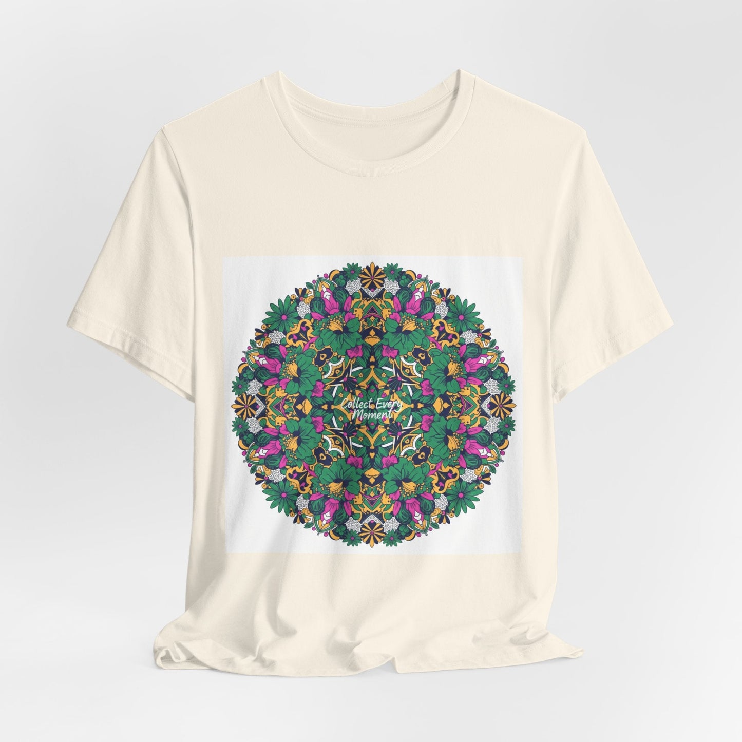 Psychedelic Botanical Mandala Tee | Festival Graphic T-Shirt