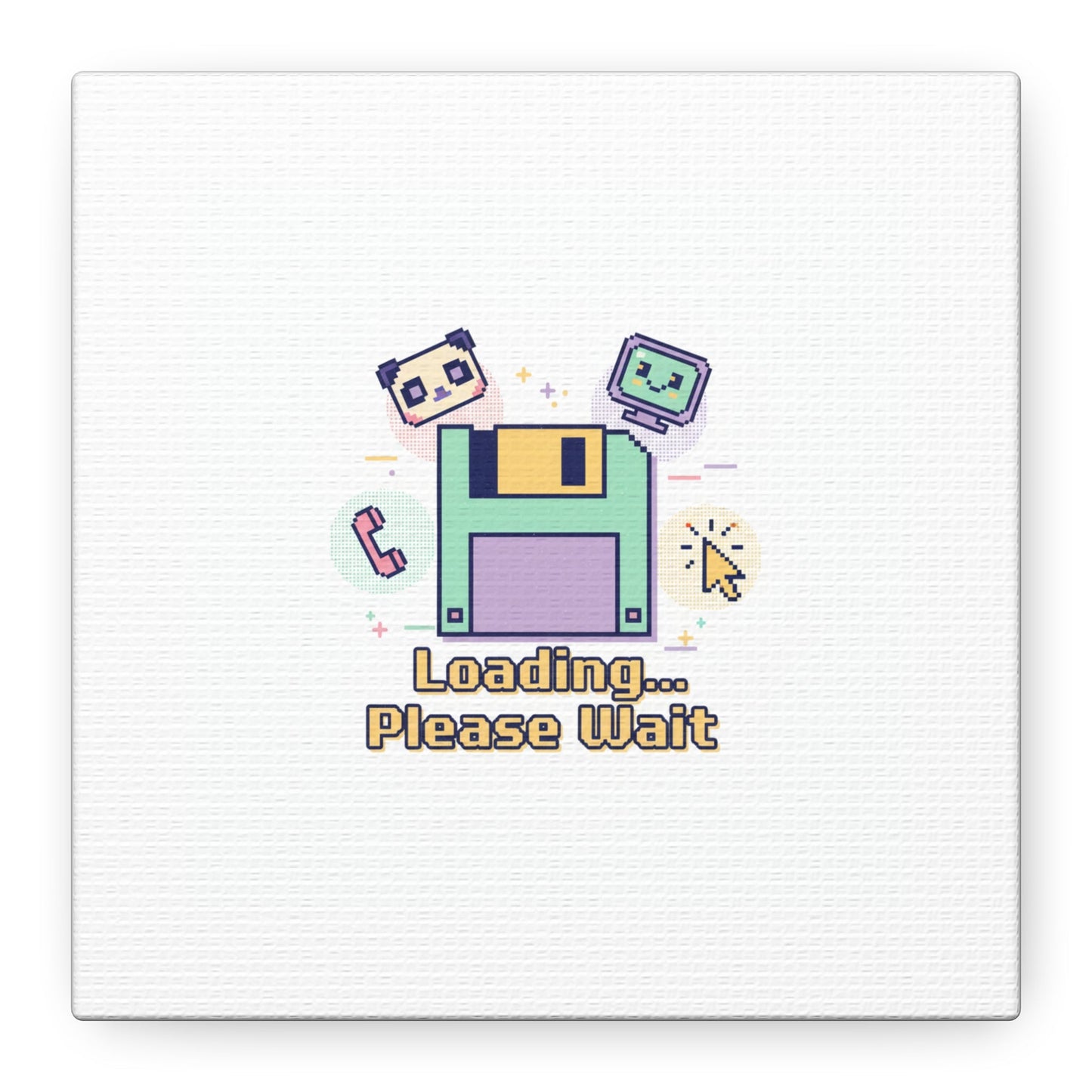 Loading Please Wait Canvas | Old Internet Aesthetic, 90s Web Nostalgia