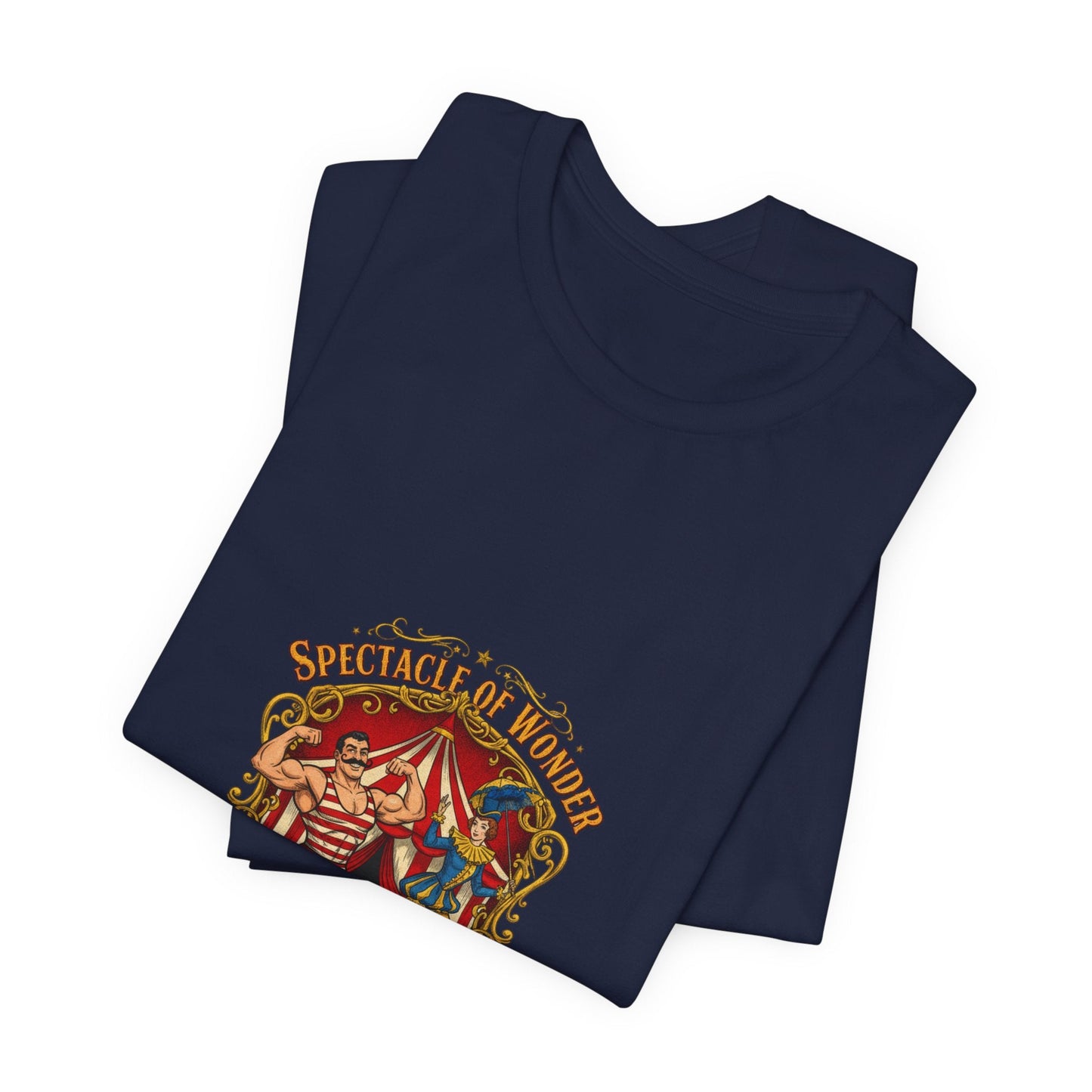 "Spectacle of Wonder" Vintage Circus T-Shirt | Retro Carnival Graphic Tee