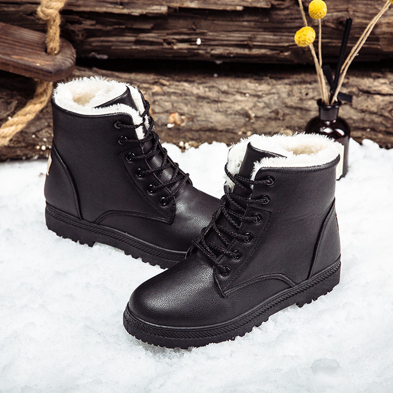 Women's waterproof Martin boots plus size