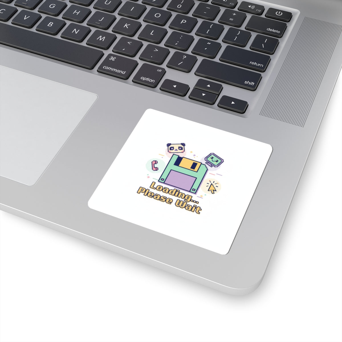 Loading Please Wait Floppy Disk Sticker | Old Internet Aesthetic, 90s Web Nostalgia