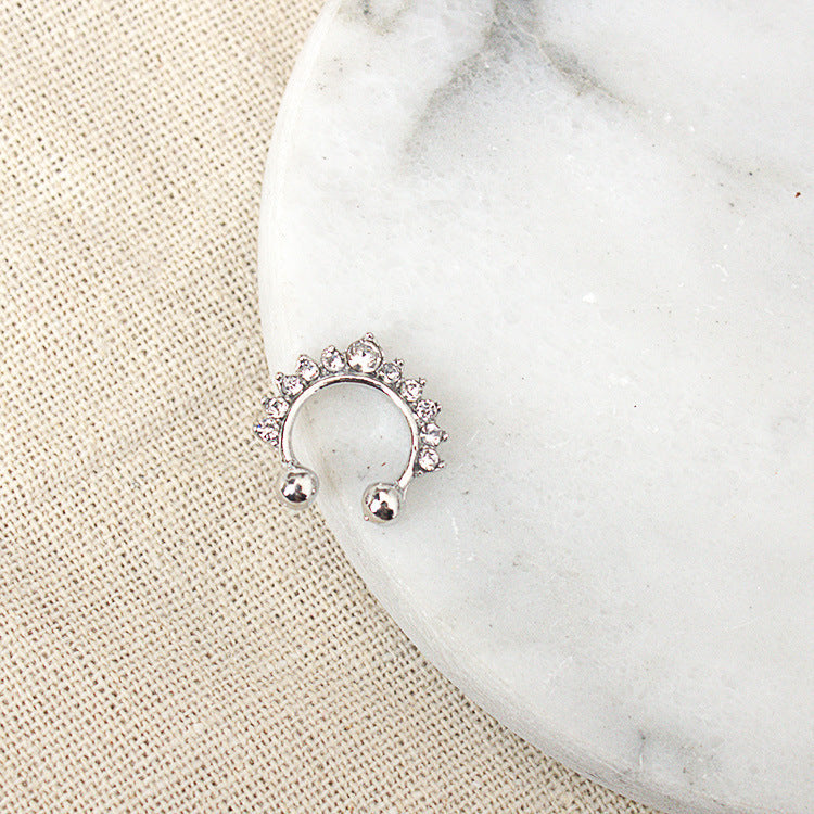 Ear clip ear stud
