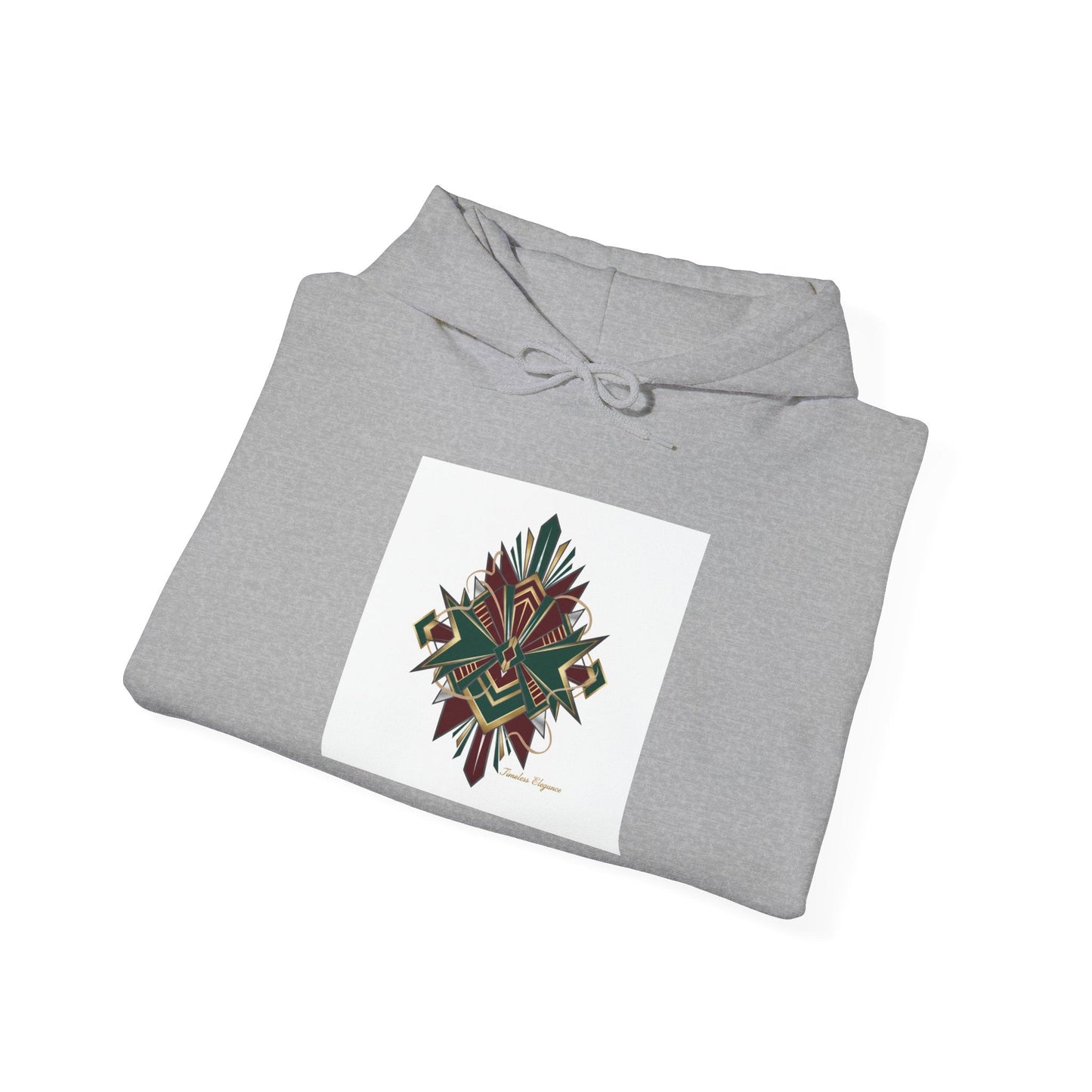 Dark Geometric Crest Hoodie | Gothic Occult Art Sweatshirt