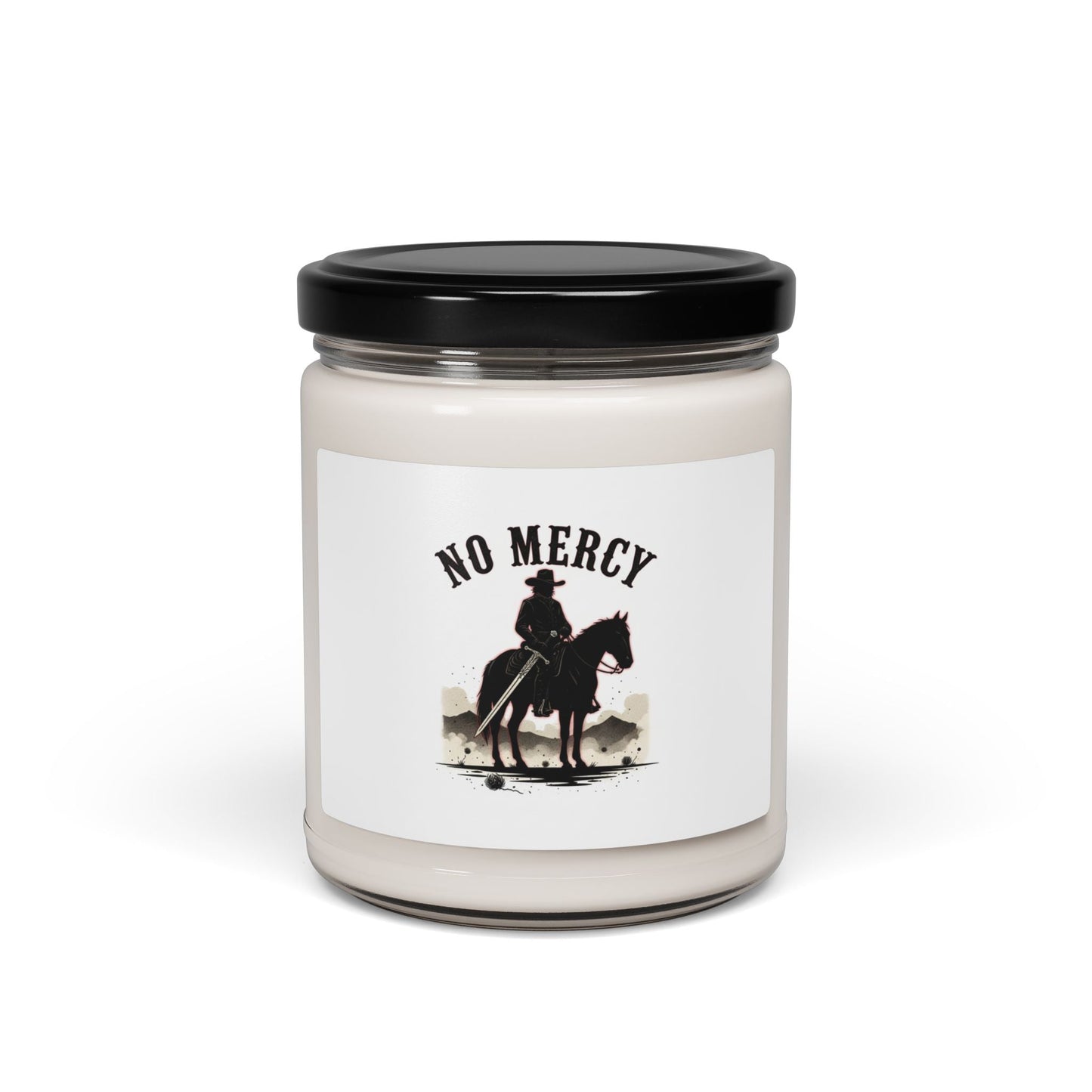 No Mercy Cowboy Skull Candle, Soy Candle | Western-Gothic, Desert Noir Scent