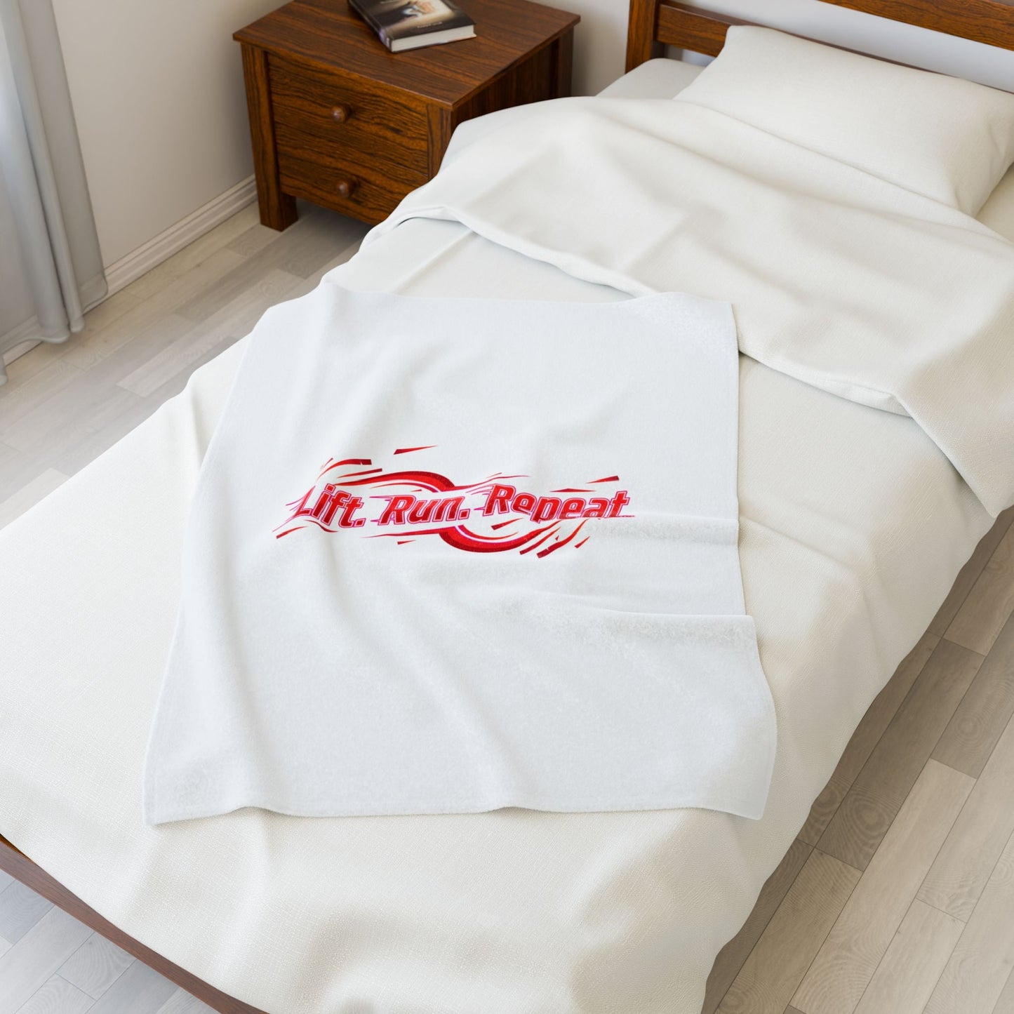 Lift Run Repeat Blanket | Fitness Motivation, Active Lifestyle Throw