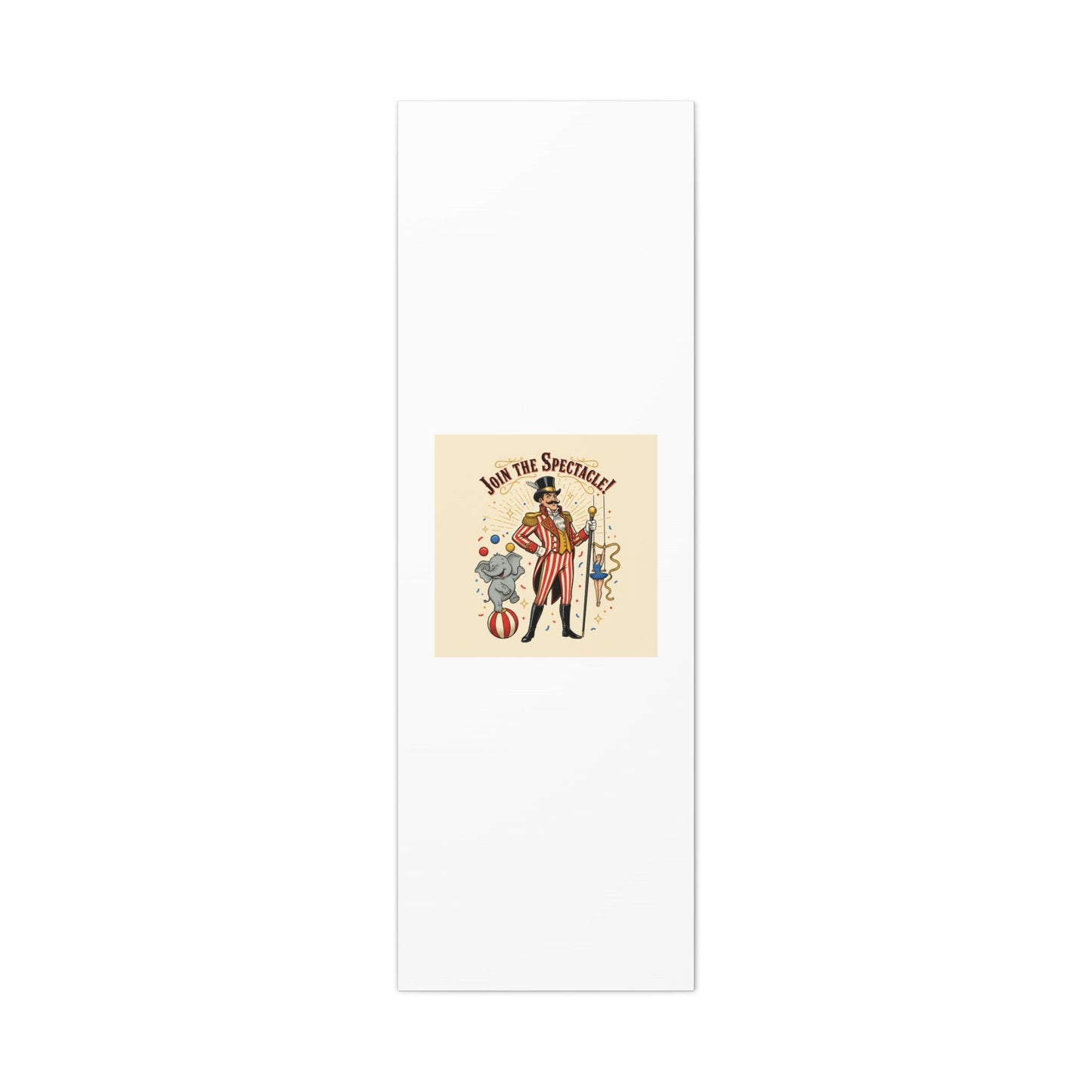 Join the Spectacle Circus Art Print | Matte Canvas, Stretched, Vintage Carnival Design