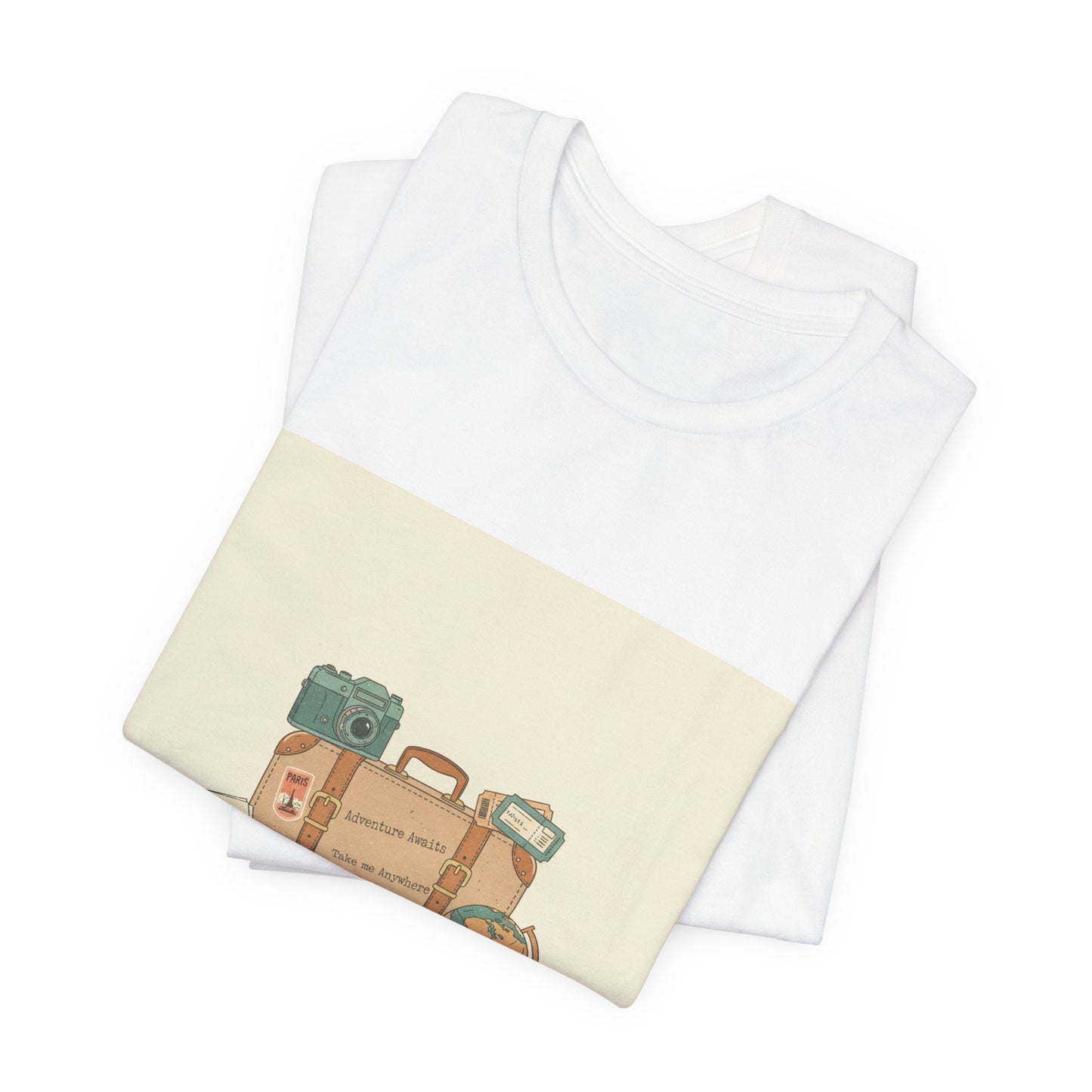 Vintage Travel Postcard tee | passport stamp, wanderlust design