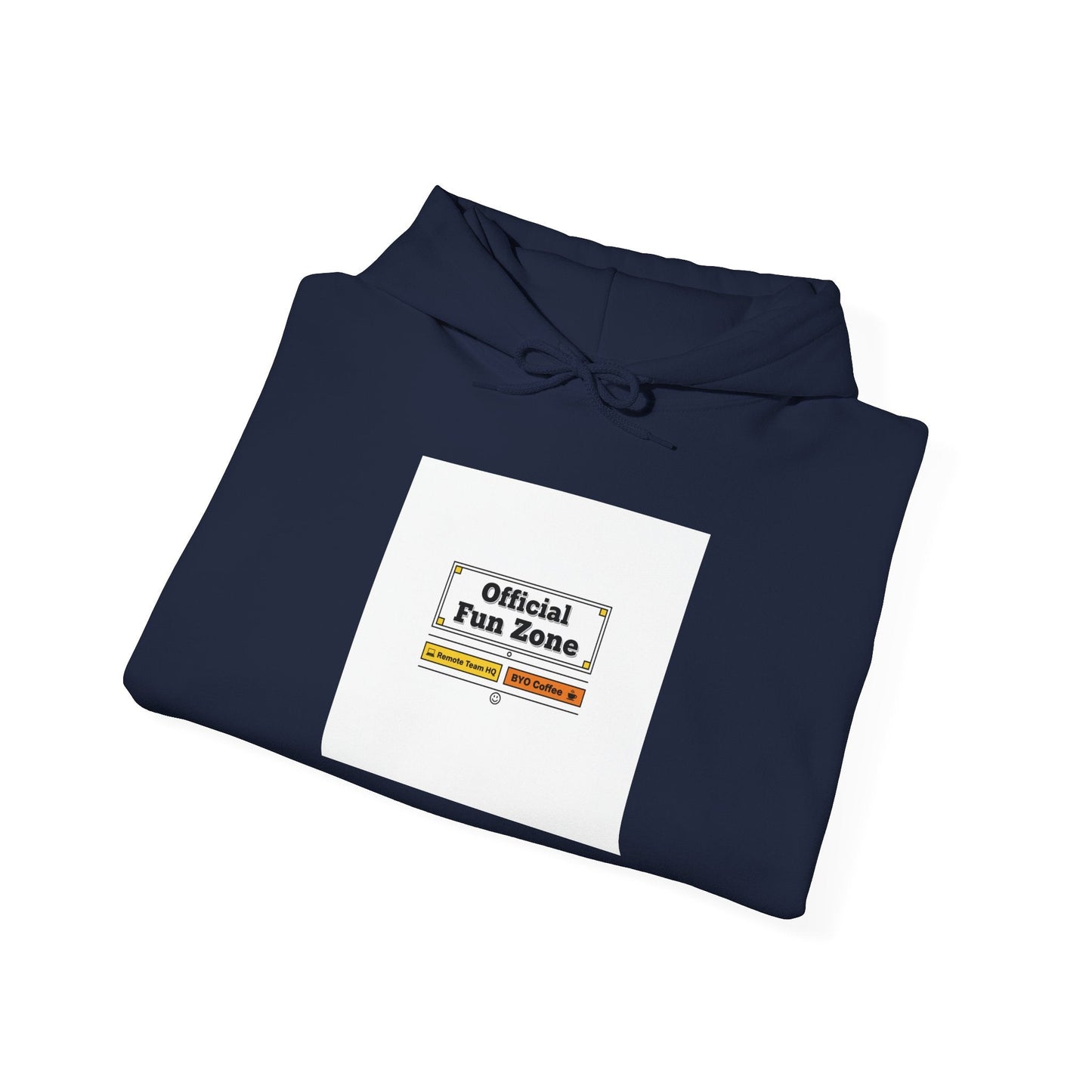 Office Sign Parody “Official Fun Zone” Hoodie | workplace humor, notice label