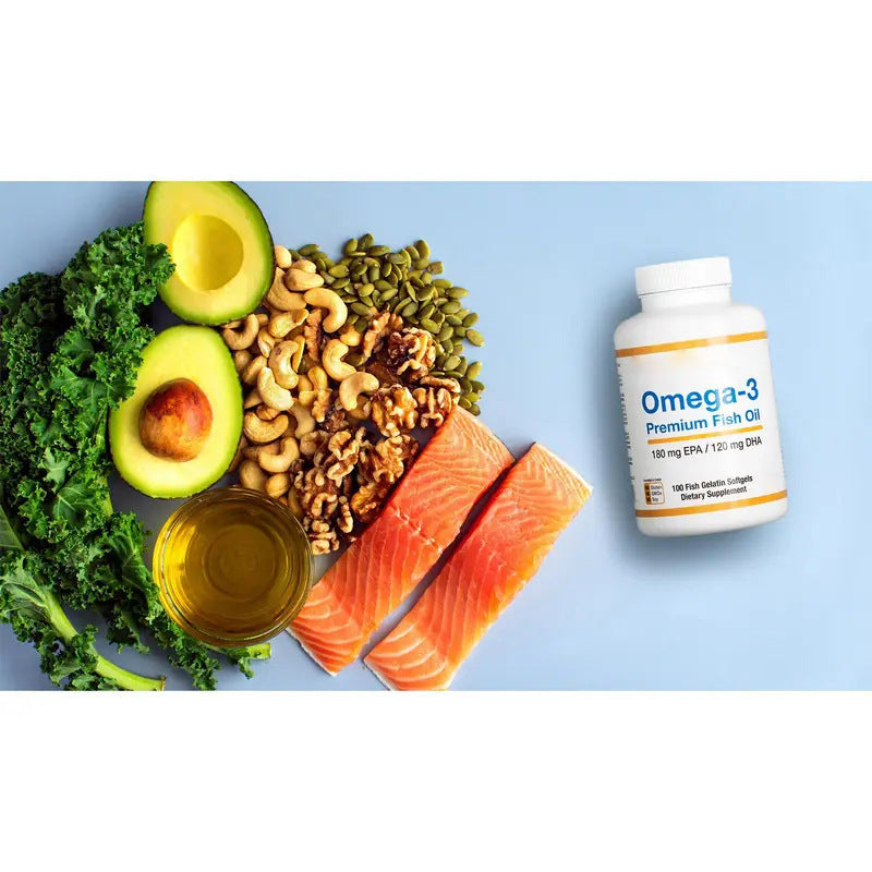 Fish oil soft capsules 60 capsules