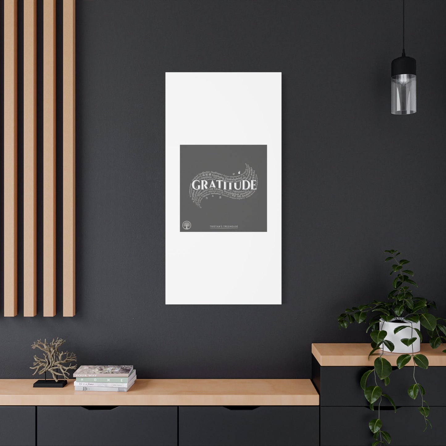 Gratitude Wall Art Matte Canvas | Tiny Treats, sweet uplifting print