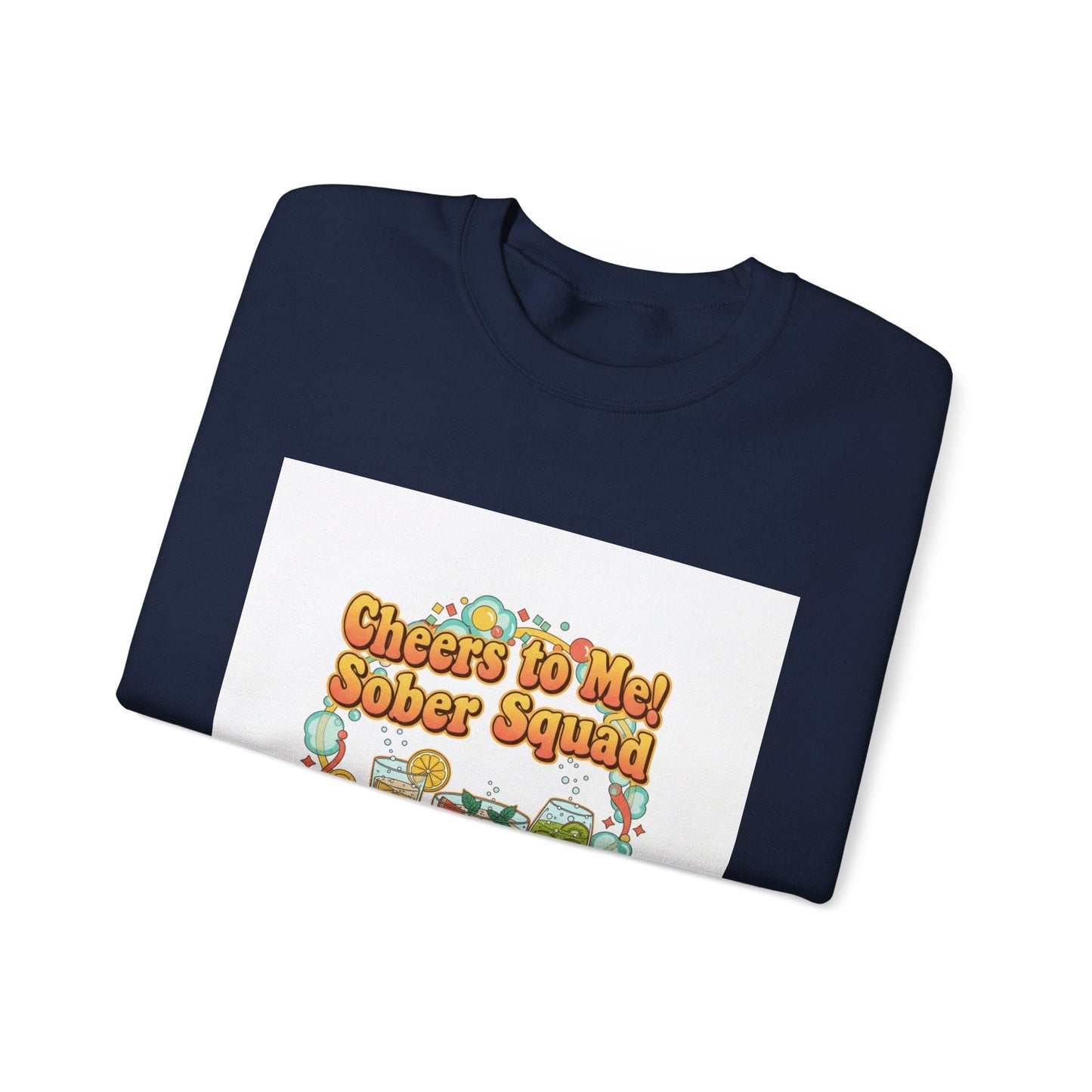 Cheers to Me Sober Squad Sweatshirt | Dry January, Sober Curious Mocktail