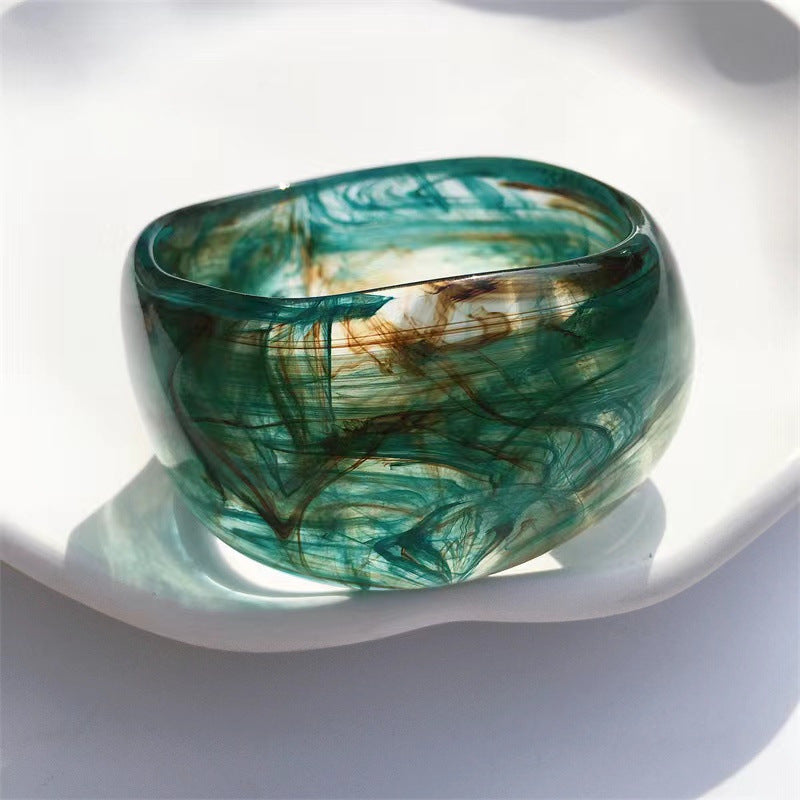 Li Shi patterned acrylic bracelet irregular bracelet